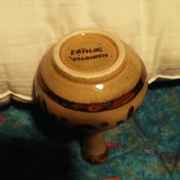 Villanueva Pottery Stem Vase - Picture 3 of 4